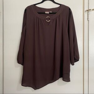 Chico’s Brown Blouse
